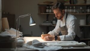 Confección de camisas de hombre - Estilo minimalista